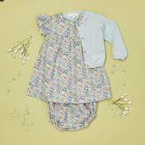 Thumbnail for your product : Marie Chantal Baby Girl Mini Summer Bow Cotton Cardigan - Lime
