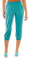 Thumbnail for your product : JCPenney Love By Design Rubber Doll Performance Banded-Bottom Cropped Pants