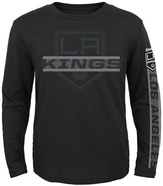 Reebok Boys' Long-Sleeve Los Angeles Kings Line Up T-Shirt