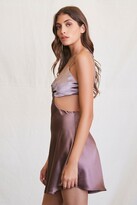Thumbnail for your product : Forever 21 Satin Cutout Mini Dress