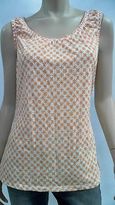 Thumbnail for your product : Merona NEW Womens M Cami Tank Top Pull Over Scoop Neck Ruched Orange CHOP 2JXYz2