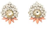 Thumbnail for your product : Charlotte Russe Fanned Rhinestone Cluster Stud Earrings