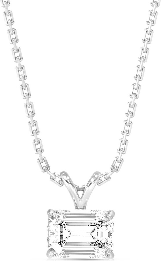 Amairah 14K 3.00 ct. tw. Lab-Grown Diamond Solitaire Pendant Necklace
