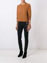 Thumbnail for your product : Etro embroidered side skinny trousers
