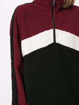 Thumbnail for your product : ALALA Color-Block Front-Zip Top