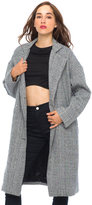 Thumbnail for your product : Motel Rocks Motel Brenton Boyfriend Coat in Black and White