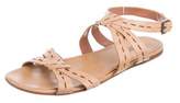 Thumbnail for your product : Alaia Leather Strap Sandals