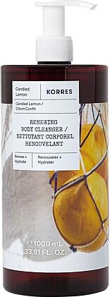 Korres 1-Liter Candied Lemon Renewing Body Cleanser