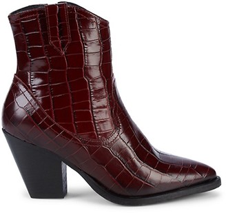 berry coloured boots