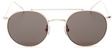 Thumbnail for your product : Illesteva Women's Allen Brow Bar Round Sunglasses, 50mm