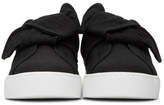 Thumbnail for your product : Burberry Black Westford Knot Slip-On Sneakers