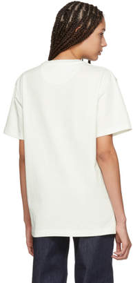 Calvin Klein White Logo Text T-Shirt