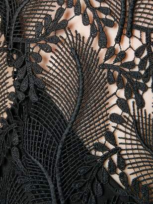 Diane von Furstenberg lace overlay dress