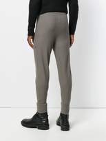 Thumbnail for your product : Rick Owens drop crotch knitted track pants