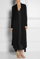 Thumbnail for your product : Donna Karan Sleepwear Stretch-jersey robe