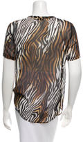 Thumbnail for your product : Equipment Sheer Silk Top w/ Tags
