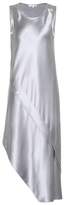 Helmut Lang Asymmetric silk-satin dress