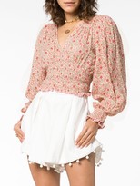 Thumbnail for your product : She Made Me Lia Floral Printed Blouse