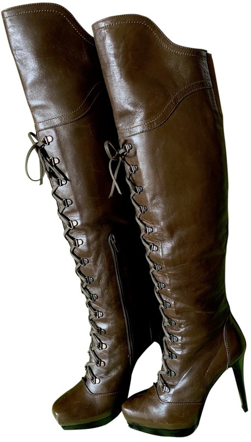 stuart weitzman green boots