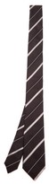 Thumbnail for your product : Dolce & Gabbana Shadow-striped Silk-faille Tie - Black