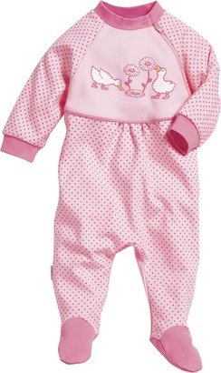 Playshoes Baby Girls 0-24m Schlafoverall Interlock Ganse Sleepsuit