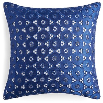 Sky Eyelet Decorative Pillow, 16" x 16" - 100% Exclusive