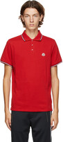 Thumbnail for your product : Moncler Red Pique Polo