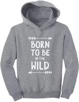 Thumbnail for your product : TeeStars - Born To Be In The Wild - Funny Cool Camping Toddler Hoodie