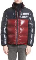Thumbnail for your product : Moncler Harry Two-Tone Lacquered Hooded Down Jacket