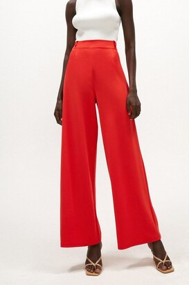 Wide Leg Burnt Orange Trousers | Shop the world's largest collection of  fashion | ShopStyle UK