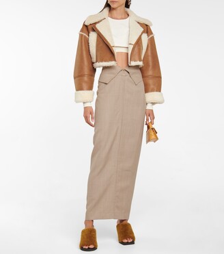 JACQUEMUS【関税送料込】La Jupe Peploロングスカート Jacquemus - La Jupe Vela linen pencil skirt Jacquemus
