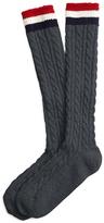 Thumbnail for your product : Brooks Brothers Cable Knit Socks