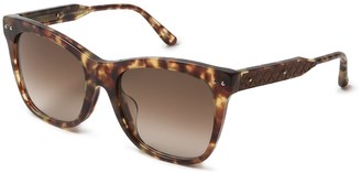 Bottega Veneta Rectangular Sunglasses (For Women)