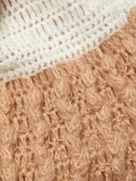 Thumbnail for your product : Frederick Anderson Colorblocked Angora Cardigan