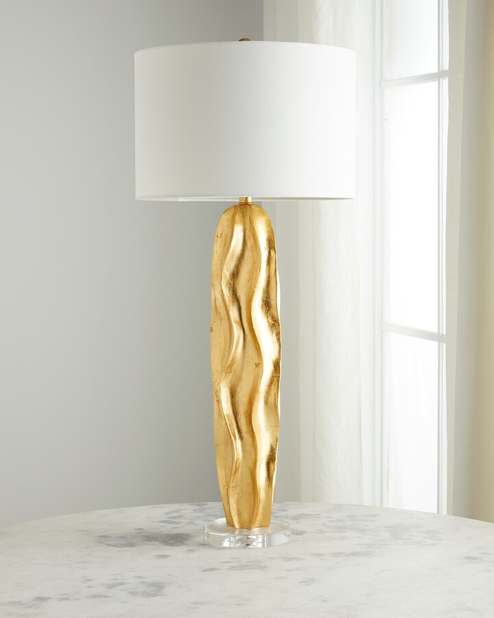 Stanton Wave 37" Gold Leaf Buffet Lamp ShopStyle