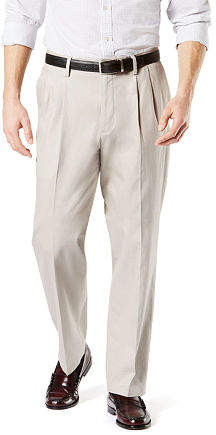 dockers men's slim fit signature khaki lux cotton stretch pants d1