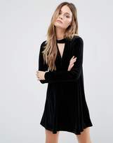 Thumbnail for your product : Glamorous Swing Dress With Choker Detail