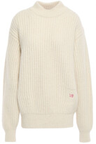 Thumbnail for your product : Victoria Beckham Ribbed Alpaca-blend Sweater