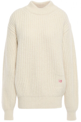 Victoria Beckham Ribbed Alpaca-blend Sweater