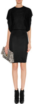 Thumbnail for your product : Emilio Pucci Black Silk Knit Dress with Lace Panel