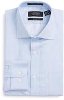 Thumbnail for your product : Nordstrom Trim Fit Solid Linen & Cotton Dress Shirt