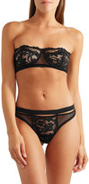 Thumbnail for your product : ELSE Petunia Stretch-mesh And Corded Lace Thong