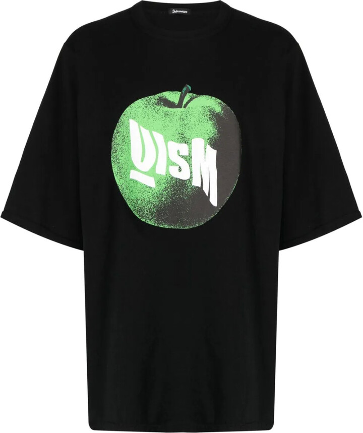 Undercoverism Apple-print cotton T-shirt