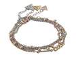 guess threepiece anklet set mixed metals