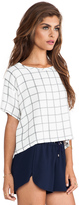 Thumbnail for your product : Myne Silver Crop Top