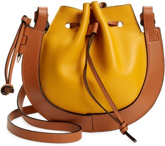LOEWE Small Leather Horseshoe Bag