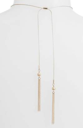 Halogen Gemstone Slider Necklace