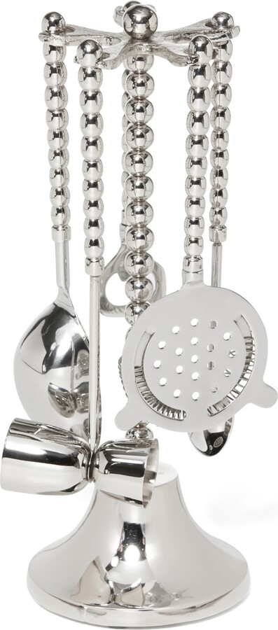 Roselli Trading Company Pearl 6-Piece Bar Tool Set