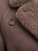 Thumbnail for your product : Urban Code urbancode Reversible Brown Sheepskin With Belt