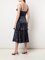 Thumbnail for your product : Milly Cherry Print Midi Dress